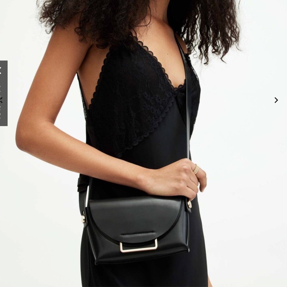 AllSaints Francine Leather Crossbody - Picture 1 of 8